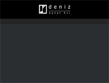 Tablet Screenshot of denizsanatevi.com